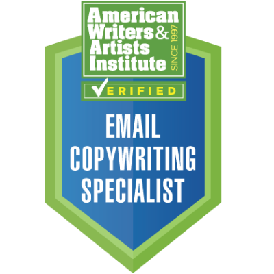 American Writers & Artists Institute verified Email Copywriting Specialist