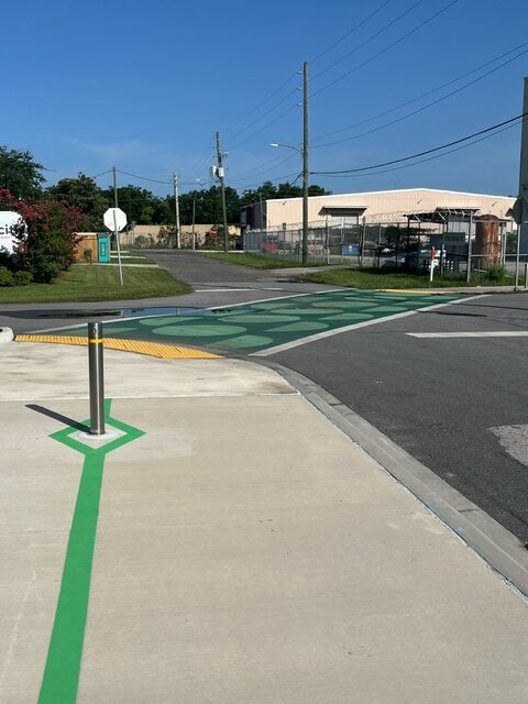 The LaVilla Link of the Emerald Trail at Johnson and Duval Streets in Jacksonville.