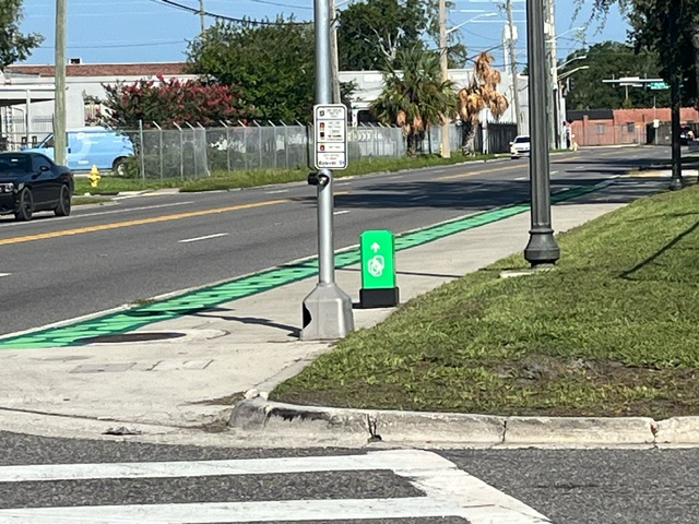 The LaVilla Link of the Emerald Trail along Beaver Street in Jacksonville.